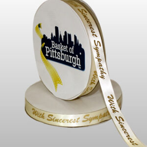 Customize - A Ribbon - "With Sincerest Sympathy"