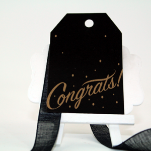 Personal Touch Tag- "Congrats!"