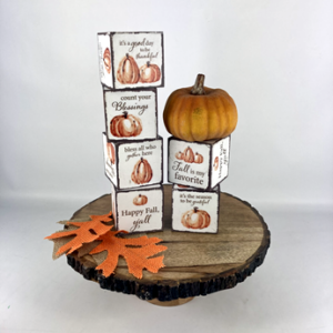 Customize Fall Decorative Block