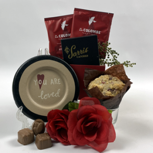 This image is to showcase the quality, quantity and contents of the Mother's Day gifts by Basket of Pittsburgh gift baskets.