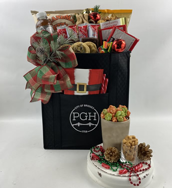 Santa Party Bag Gift Basket