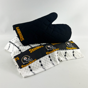 Steelers Oven Mitt and Towel