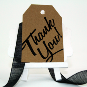 Personal Touch Tag- "Thank You!"