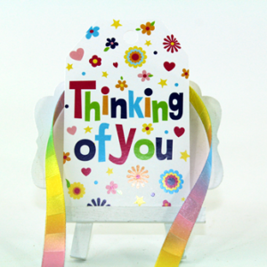 Personal Touch Tag- "Thinking of You" Floral