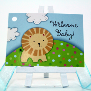 Personal Touch Tag- "Welcome Baby"