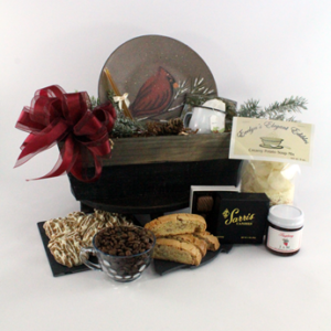 cardinal christmas gift basket